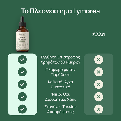 Το πλεονέκτημα Lymorea έναντι των άλλων